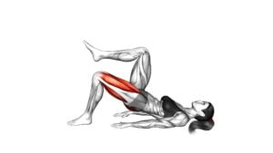 Glute Bridge One Leg on Floor (Bent Knee) (Female) - Video Exercise Guide & Tips