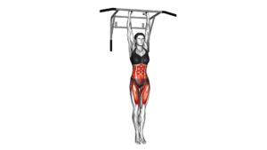 Hanging Oblique Knee Raise (female) - Video Exercise Guide & Tips