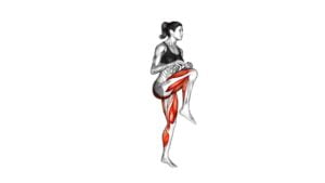 High Knee Run (female) - Video Exercise Guide & Tips