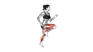 High Knee to Butt Kick (female) - Video Exercise Guide & Tips