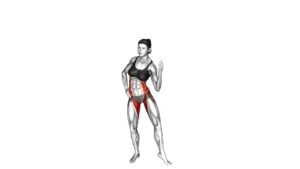 Hip Crunch (female) - Video Exercise Guide & Tips