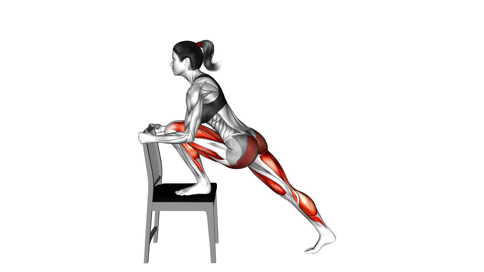 Hip Flexor Stretch With Chair Video Guide Tips