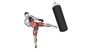 Hook Kick Kickboxing (With Boxing Bag) - Video Exercise Guide & Tips