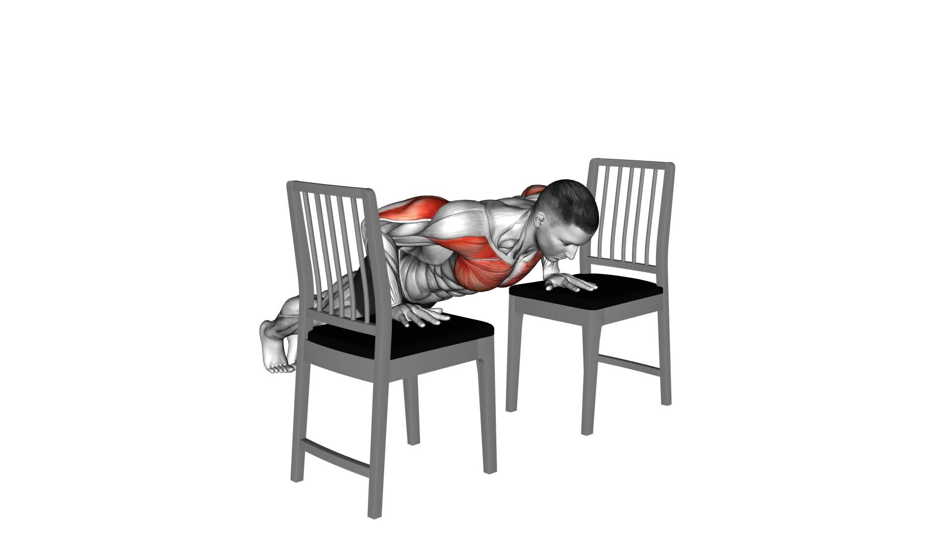 Incline Push-Up With Chair - Video Exercise Guide & Tips