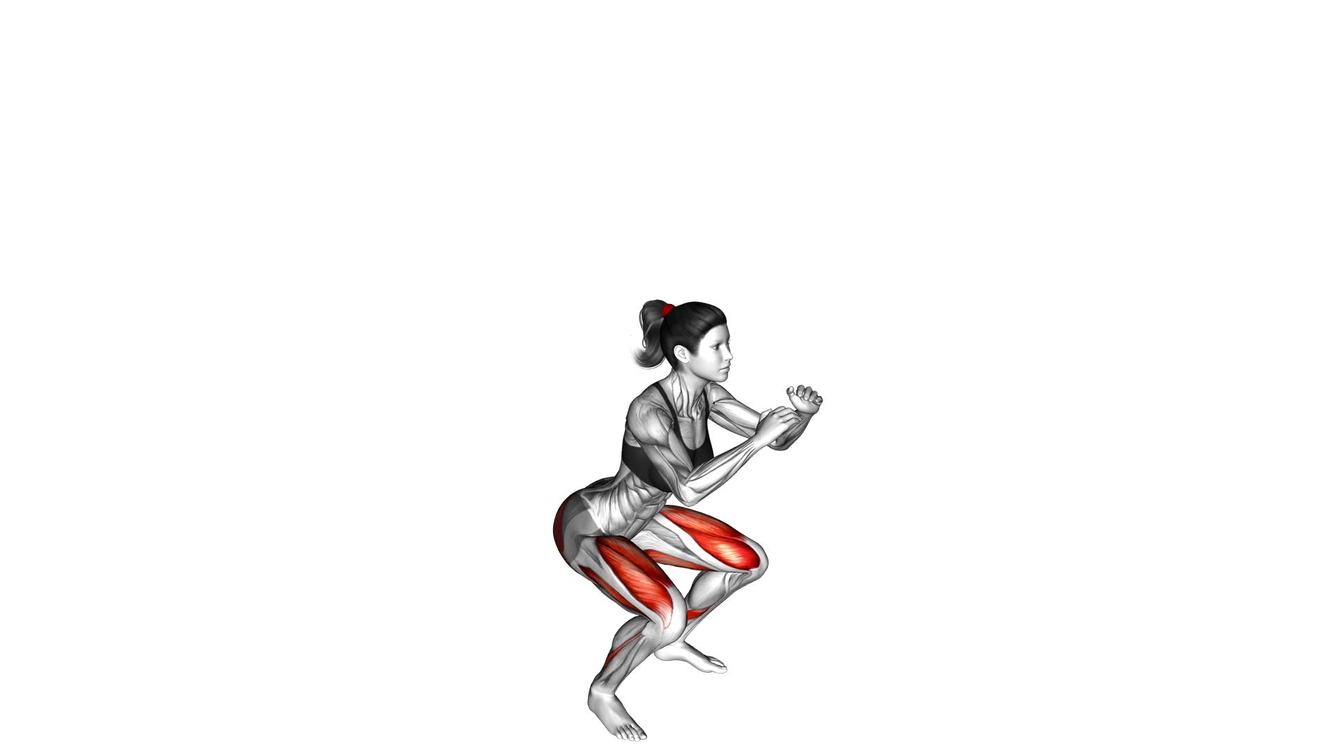 Jump Squat (female) - Video Exercise Guide & Tips