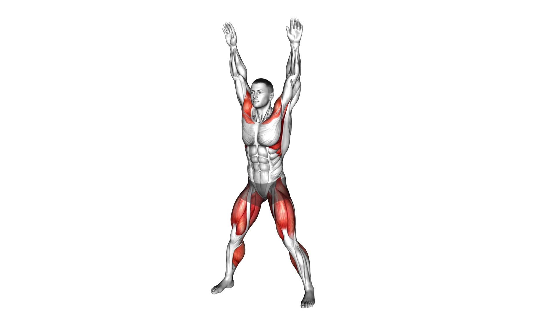 Jumping Squat Jack (male) - Video Exercise Guide & Tips