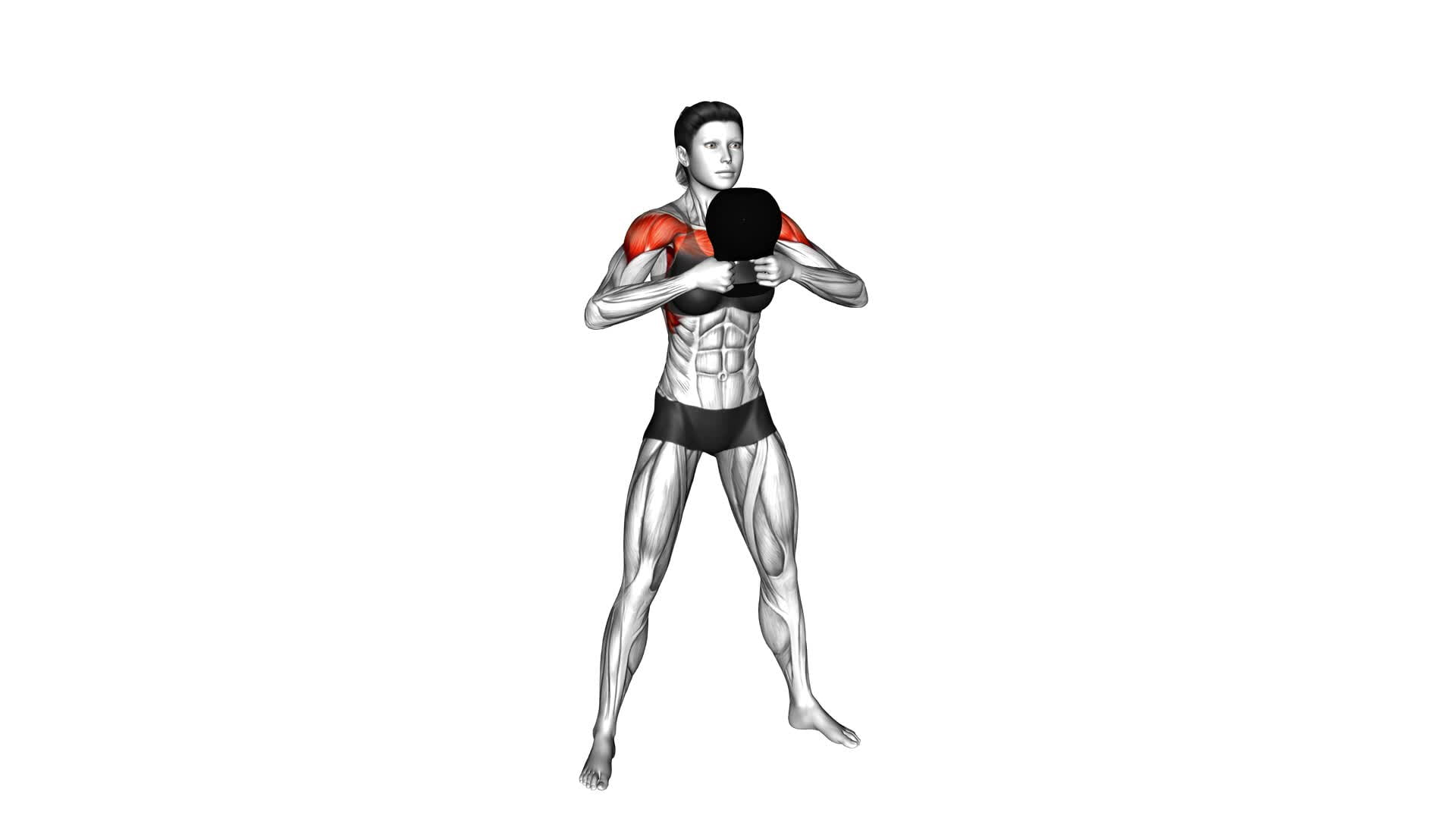 Kettlebell Around Head Rotation (female) - Video Exercise Guide & Tips