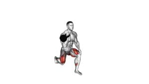 Kettlebell Contralateral Reverse Lunge (male) - Video Exercise Guide & Tips