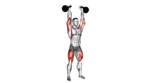 Kettlebell Double Push Press - Video Exercise Guide & Tips