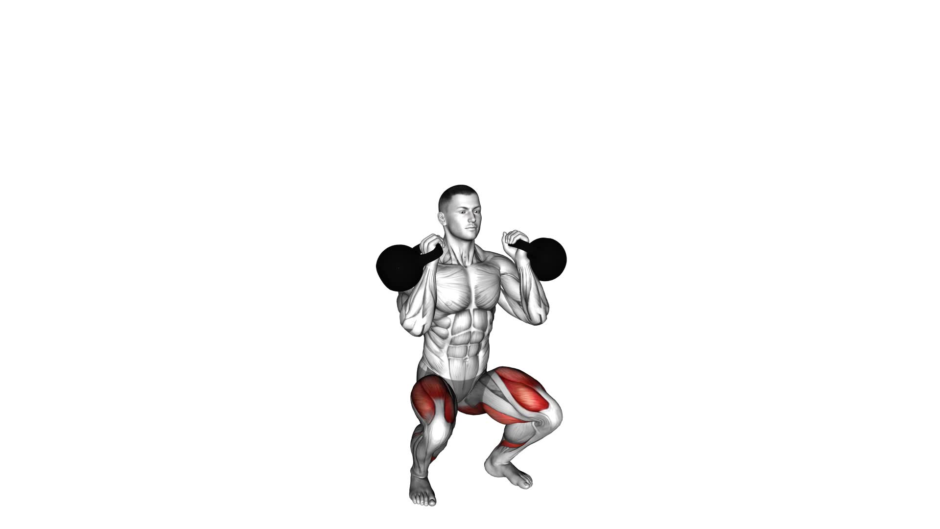 Kettlebell Front Squat - Video Exercise Guide & Tips