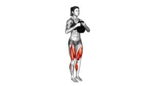 Kettlebell Goblet Marching on Spot (female) - Video Exercise Guide & Tips