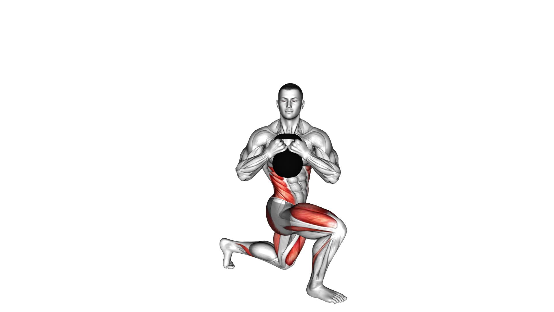 Kettlebell Lunge With Twist - Video Exercise Guide & Tips