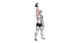 Kettlebell One Arm Military Press To Side - Video Exercise Guide & Tips