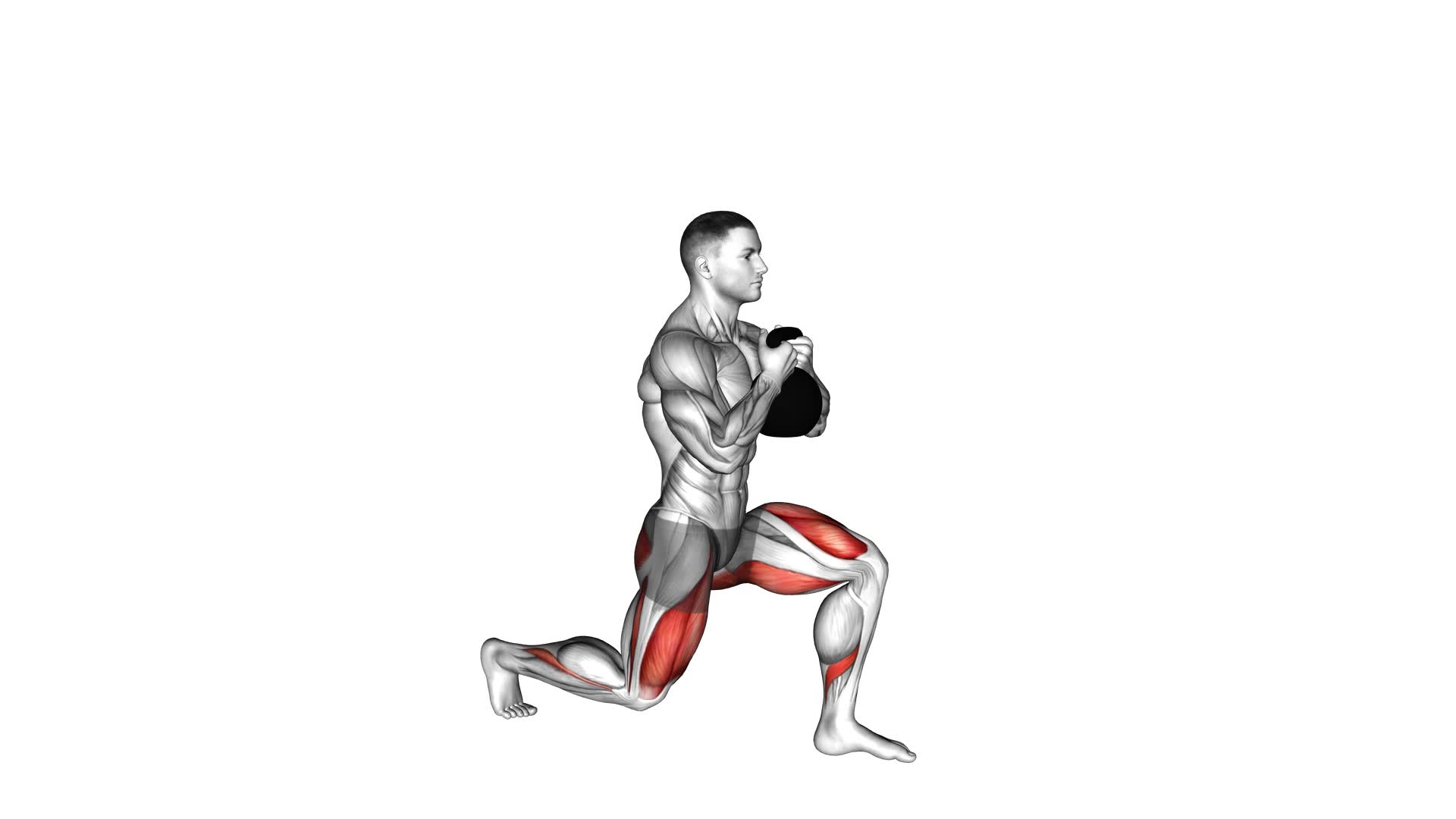 Kettlebell Rear Lunge - Video Exercise Guide & Tips