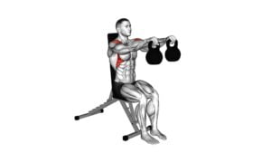 Kettlebell Seated Front Raise - Video Exercise Guide & Tips