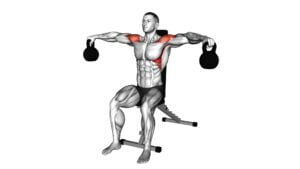 Kettlebell Seated Lateral Raise - Video Exercise Guide & Tips