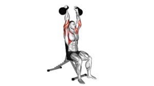 Kettlebell Seated Neutral Grip Shoulders Press - Video Exercise Guide & Tips