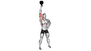 Kettlebell Standing Bottoms-up One Arm Shoulder Press - Video Exercise Guide & Tips