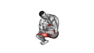 Knee Hug Glute Stretch (male) - Video Exercise Guide & Tips