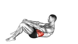 Knee Touch Crunch - Video Exercise Guide & Tips