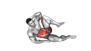 Knee Tuck Oblique Crunch - Video Exercise Guide & Tips