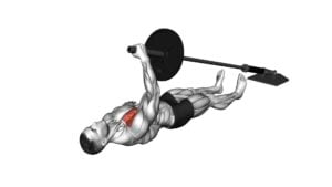 Landmine Floor One Arm Chest Fly - Video Exercise Guide & Tips