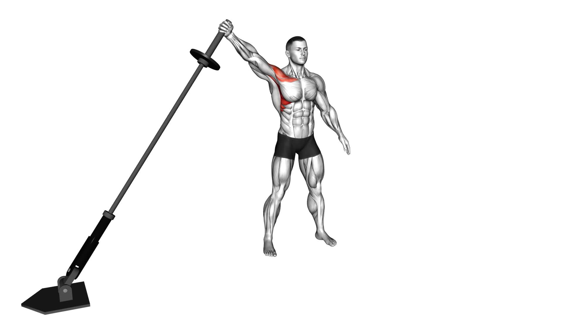 Landmine Lateral Raise - Video Exercise Guide & Tips