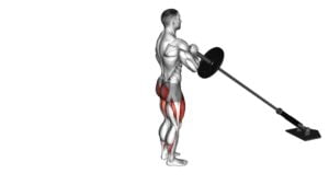 Landmine Rear Lunge (VERSION 2) - Video Exercise Guide & Tips