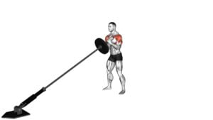 Landmine Shoulder To Shoulder Press (male) - Video Exercise Guide & Tips