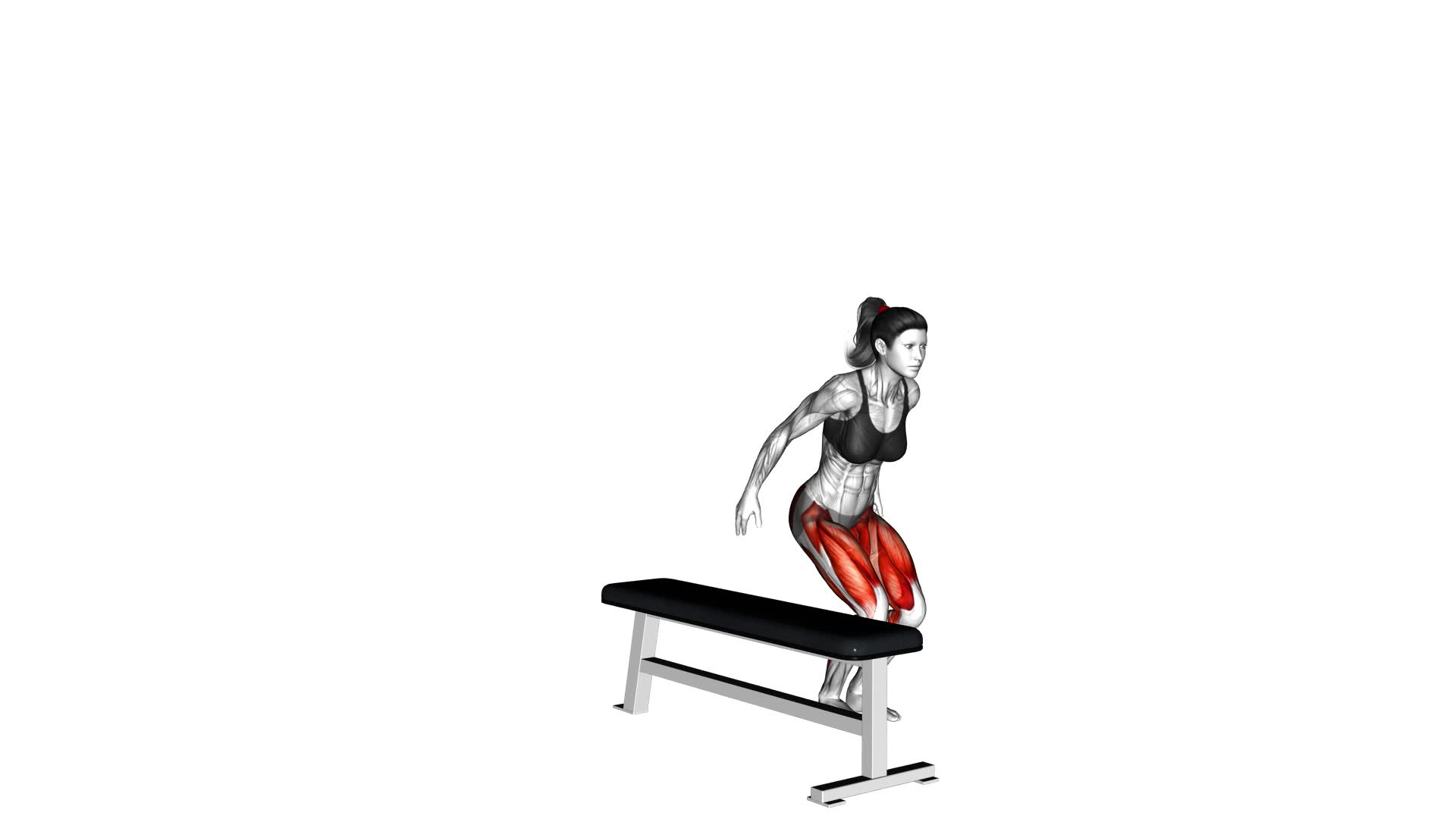 Lateral Box Jump (female) - Video Exercise Guide & Tips