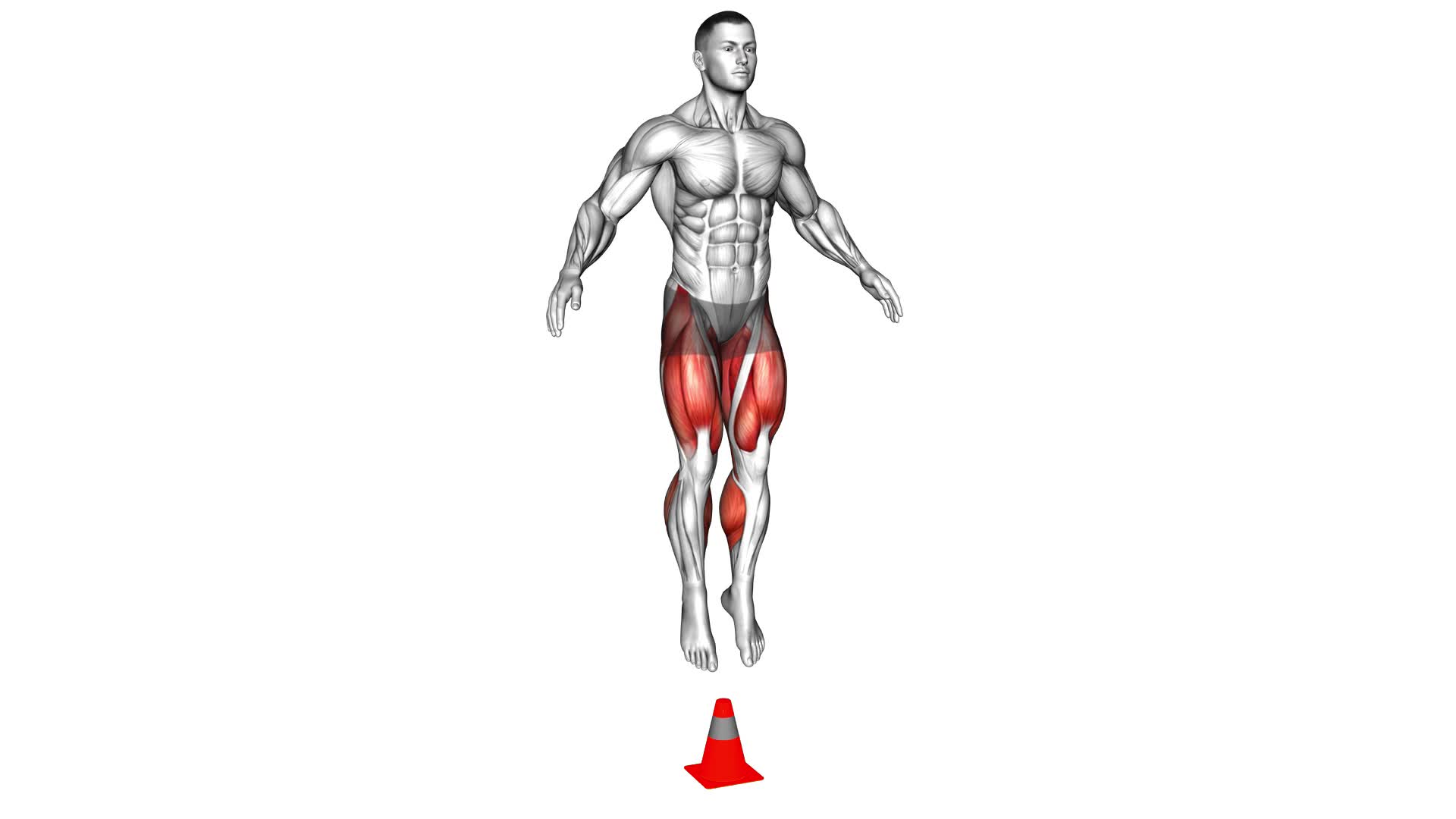 Lateral Cone Hop - Video Exercise Guide & Tips