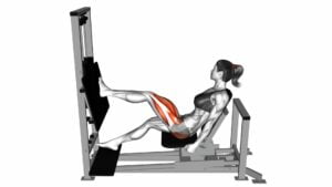 Lever Horizontal One Leg Press (Female) - Video Exercise Guide & Tips