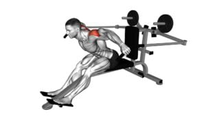 Lever Seated Bent Over Rear Delt Fly - Video Exercise Guide & Tips