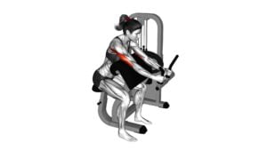 Lever Triceps Extension (VERSION 3) (female) - Video Exercise Guide & Tips