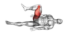 Lying Bent Knee Figure 8 - Video Exercise Guide & Tips