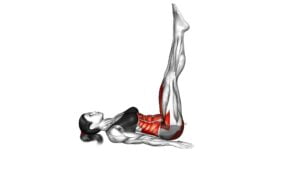 Lying Bent Knee Raise and Extend (female) - Video Exercise Guide & Tips