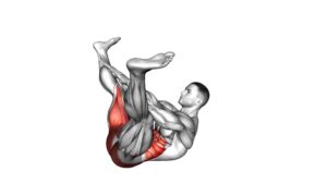 Lying Crunch Through Legs Abduction (male) - Video Exercise Guide & Tips