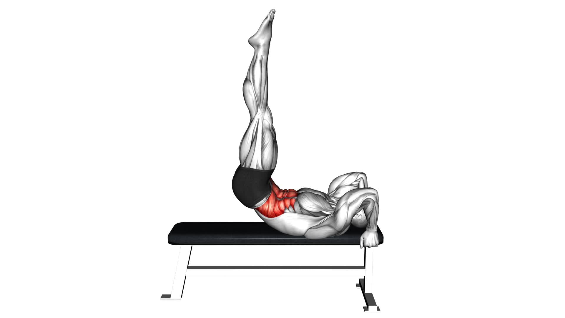 Lying Flat Hip Raise (male) - Video Exercise Guide & Tips