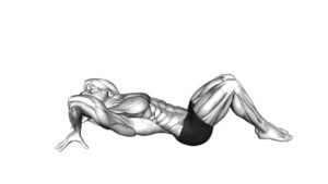 Lying Reverse Push-up (male) - Video Exercise Guide & Tips