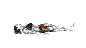 Lying Single Leg Butterfly (female) - Video Exercise Guide & Tips