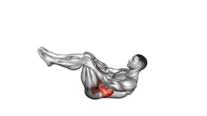 Lying Tuck-up Knee Tap (male) - Video Exercise Guide & Tips