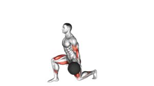 Medicine Ball Lunge With Biceps Curl - Video Exercise Guide & Tips