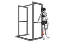 One Leg Floor Calf Raise (female) - Video Exercise Guide & Tips