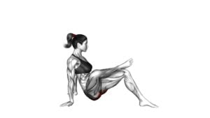 Recumbent Hip External Rotator and Hip Extensor Stretch (CrossedLeg) (female) - Video Exercise Guide & Tips