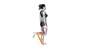 Resistance Band Leg Curl (female) - Video Exercise Guide & Tips