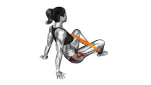 Resistance Band Seated Bent Knee Abduction (female) - Video Exercise Guide & Tips