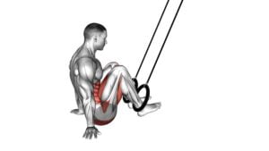 Ring Supine Crunch (male) - Video Exercise Guide & Tips
