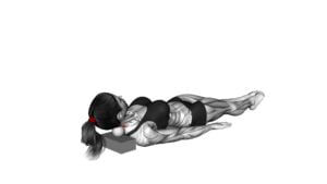 Roll Ball Lying Semisplinalis Capitis Muscle Activation (female) - Video Exercise Guide & Tips