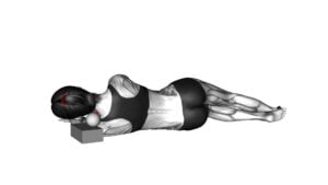 Roll Ball Side Lying Scalene Muscles Activation (female) - Video Exercise Guide & Tips