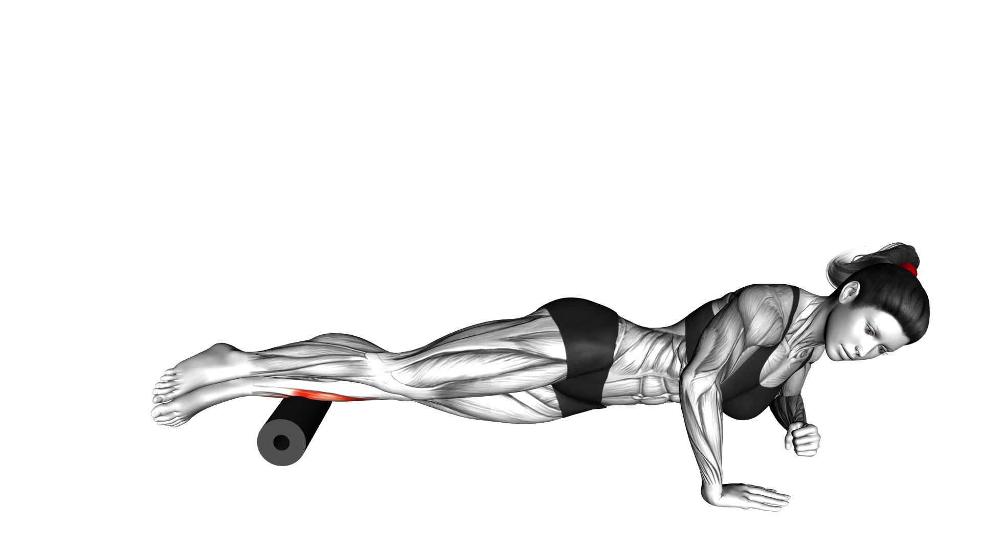 Roll Peroneal Side Lying on Floor (female) - Video Exercise Guide & Tips